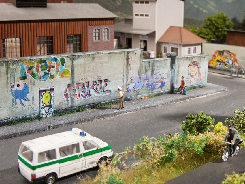 Noch 56669 3D Lámina muro industrial 250x125x0,5mm H0 1:87 escala