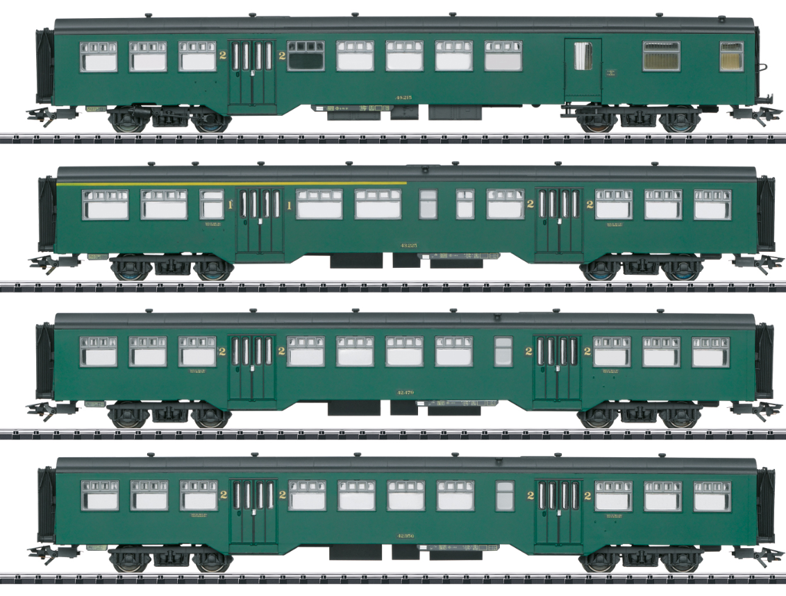 Trix  23221 Set de coches de viajeros M2 SNCB/NMBS H0 escala 1:87