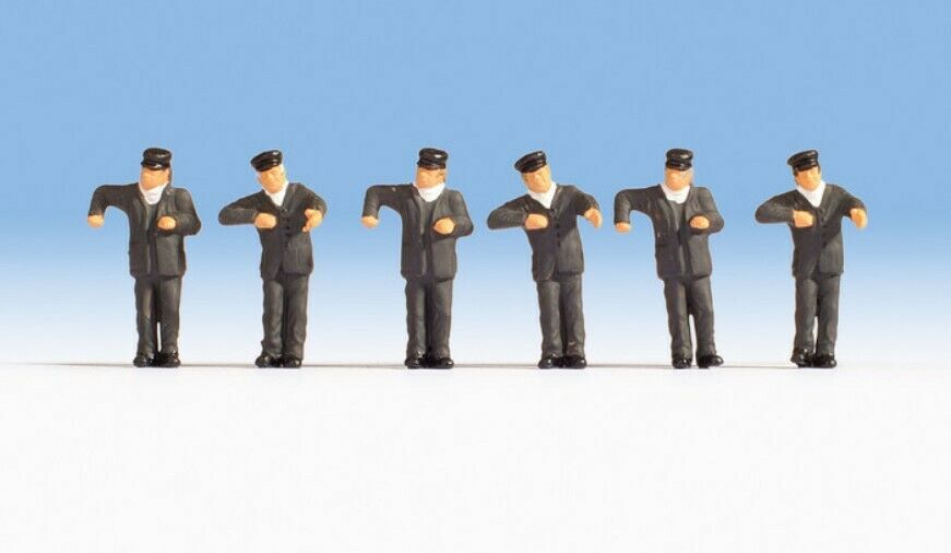 H0 escala 1:87 figuras modelismo maqueta Noch 15281 conductores locomotora