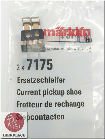 Märklin 7175 H0 escala 1:87 AC trenes 2x Patín de contacto Current pickup shoe