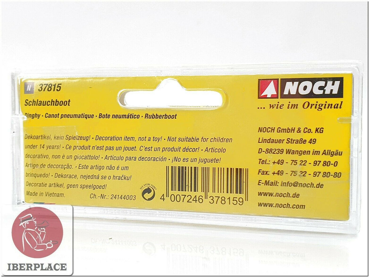 Noch 16805 – Canoa In Scala Per Modellismo Ferroviario E Diorami, Multicolore, Kit Di Assemblaggio