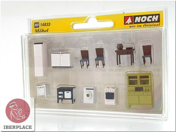 H0 escala 1:87 ho figuras modelismo Noch 14833 Muebles Furniture