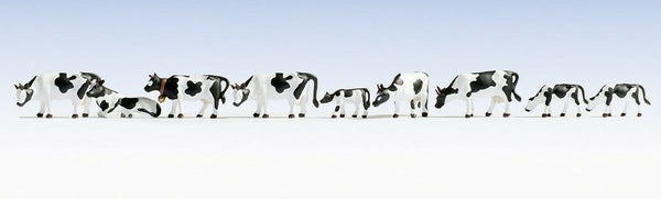 Noch 36721 figuras Vacas blanco-negro N escala 1:160