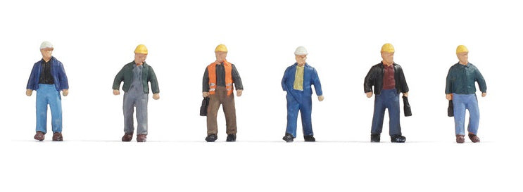 H0 1:87 ho escala Noch 15057 figuras Albaniles Construction Workers