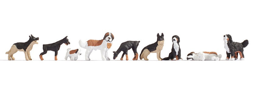 Noch 15717 figuras animales Perros escala H0 1:87 ho 00