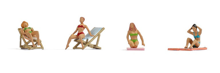 H0 1:87 ho escala Noch 15851 figuras Tomando el sol Sunbathers