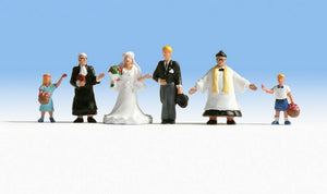 Noch 15860 figuras boda personas casandose escala H0 1:87 ho 00