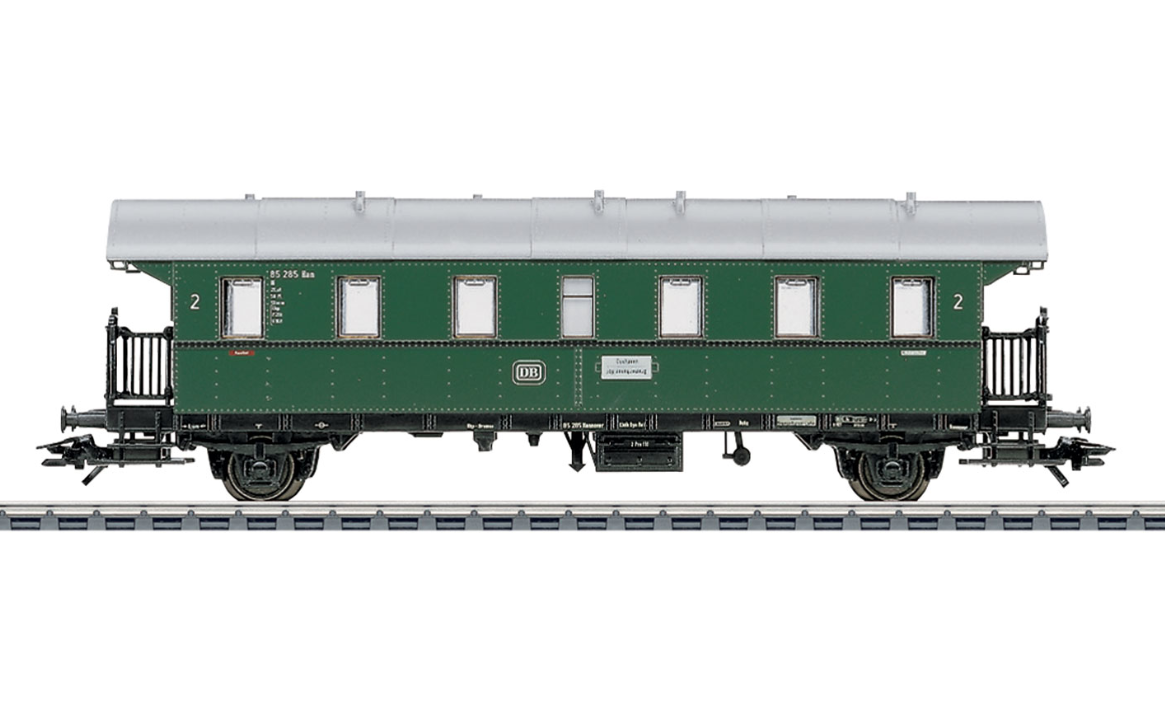 H0 1:87 escala Märklin 4314 vagón pasajeros DB segunda clase