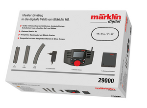 H0 1:87 escala Märklin 29000 set de Iniciación en digital vías y fuente de alimentación