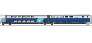 H0 1:87 escala Märklin 43443 Set de vagones complementarios 3 para el TGV Euroduplex.