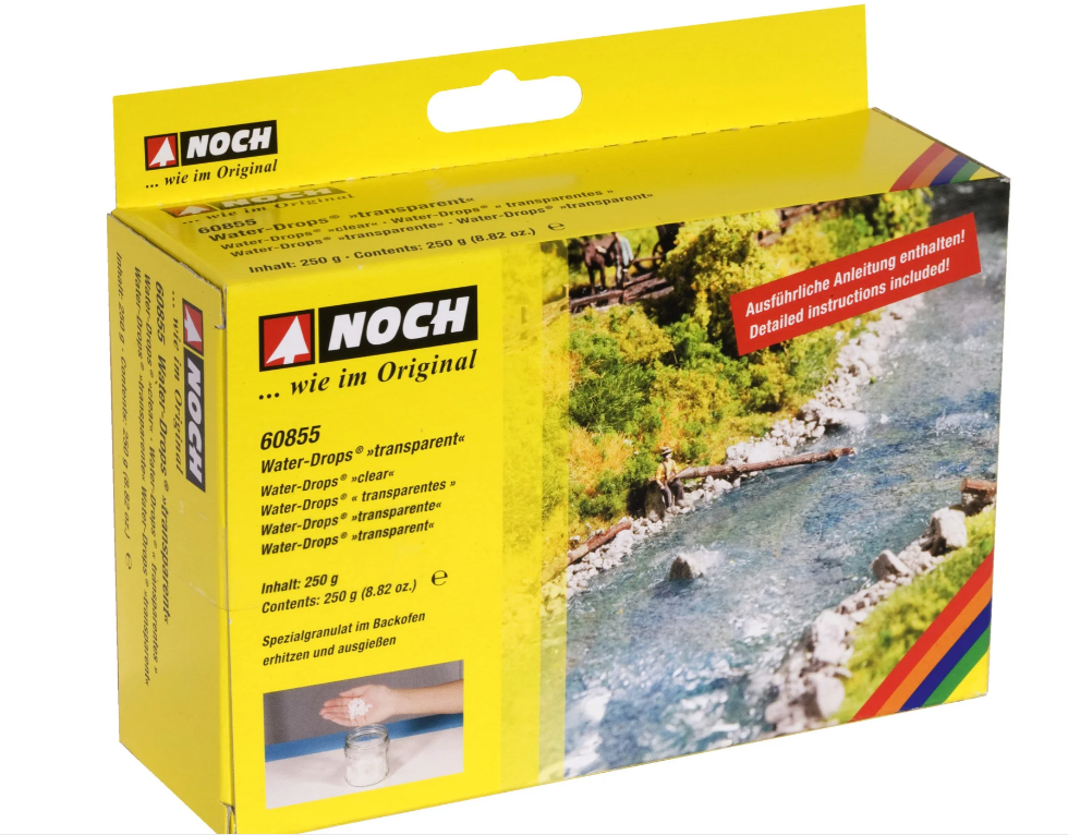 H0 1:87 escala Noch 60855 agua transparente water drops
