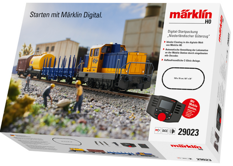 H0 1:87 escala Märklin 29023 Set de iniciación en digital Tren mercancías holandés