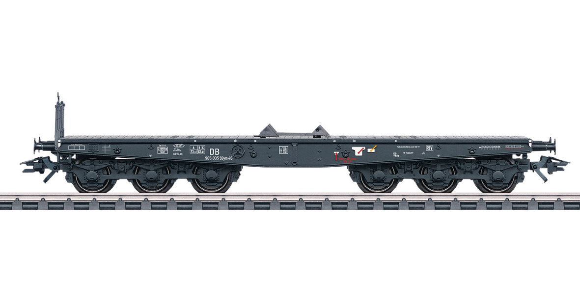 H0 1:87 escala Märklin 48693 Vagón mercancias plataforma para cargas pesadas SSym  DB