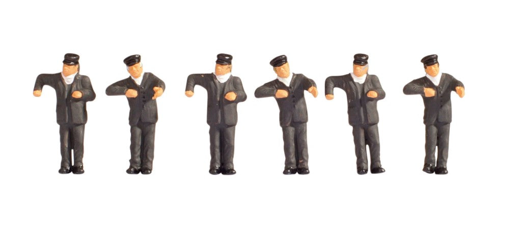 H0 escala 1:87 figuras modelismo maqueta Noch 15281 conductores locomotora