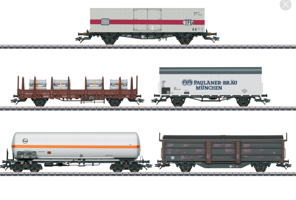 H0 1:87 escala Märklin  47370 Set de vagones de mercancías para la serie 194 DB