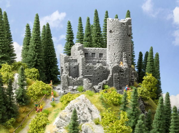 Noch 58605 castillo en ruinas 20 x 16.3 cm, 16.5 cm H0 escala 1:87 ho 00