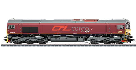 H0 1:87 Märklin 39066 Digital Locomotora diésel Class 66 CFL cargo