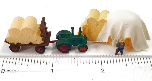 Z 1:220 escala figuras Iberplace 10004 Tractor rollos de heno modelismo