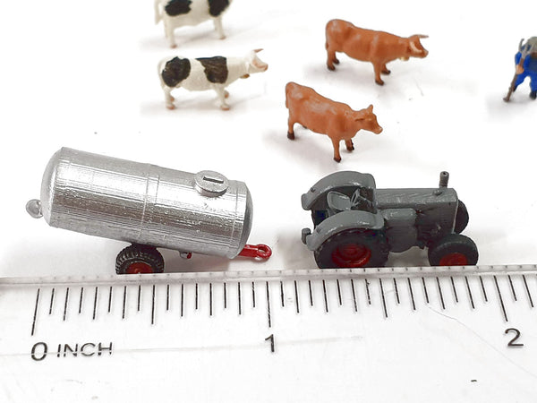 Z 1:220 escala figuras Iberplace 10003 Tractor vacas modelismo