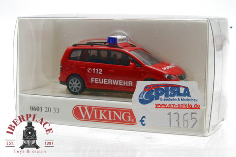1/87 escala H0 auto-modelismo Wiking 0601 20 33 Feuerwehr VW Touran GP
