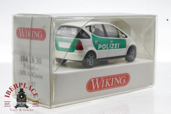 1/87 escala H0 auto-modelismo Wiking 104 18 30 Polizei Mercedes MB A Klasse
