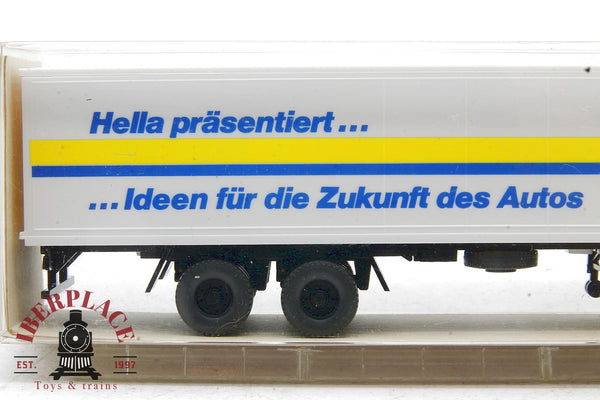 Wiking 25540 camión LKW Truck Mercedes MB Koffer Hella escala H0 1:87 automodelismo ho 00