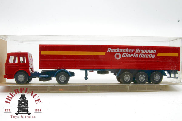 Wiking 424 Camión Truck LKW MAN Rosbacher Brunnen Gloria Ho escala 1/87 automodelismo ho 00