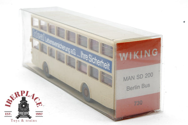 Wiking 730 Berlin Bus MAN SD 200 IDEAL Ho escala 1/87 automodelismo ho 00