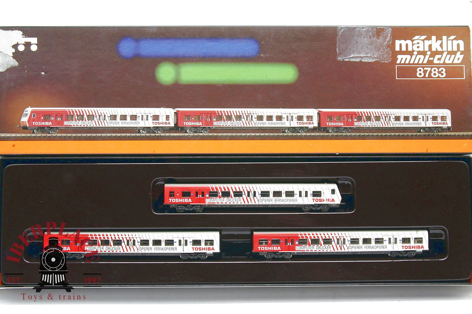 Märklin 8733 set de vagones pasajeros toshiba DB Z escala 1:220