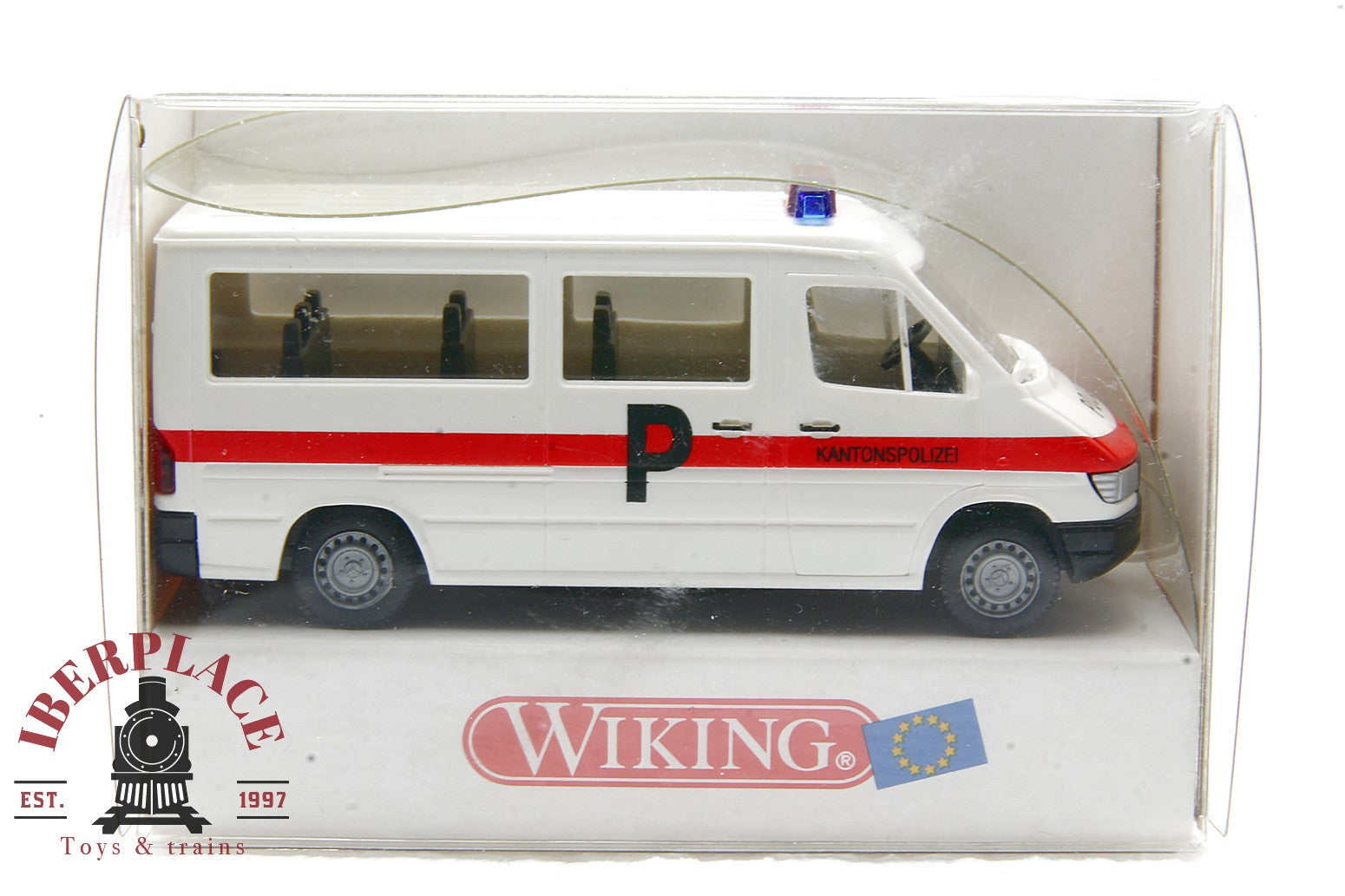 Wiking 109 02 coche furgón policía Mercedes MB Ho escala 1/87 automodelismo model cars