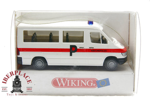 Wiking 109 02 coche furgón policía Mercedes MB Ho escala 1/87 automodelismo model cars