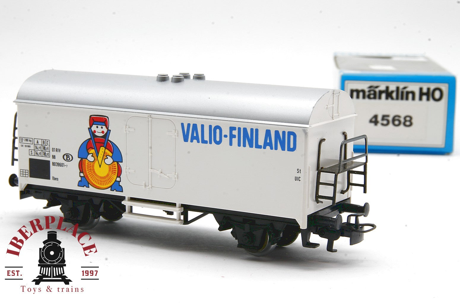 Märklin 4568 vagón mercancías valio finland 8039601-7 H0 escala 1:87 ho 00