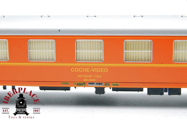 Electrotren 5064K vagón pasajeros RENFE R.N coche video BB 5054 escala H0 1:87 ho 00