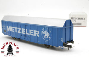 Fleischmann 5379K vagón mercancías Metzeler DB 022 0 364-3 escala H0 1:87 ho 00