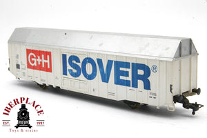 Fleischmann 5378 vagón mercancías ISOVER G+H DB 022 0 842-8 escala H0 1:87 ho 00