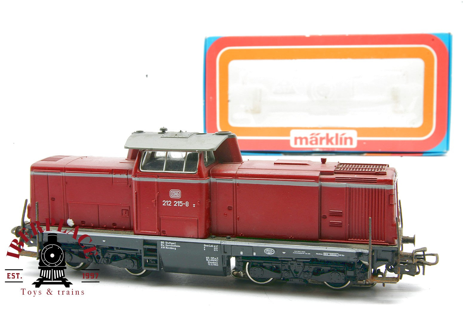 Märklin 3072 locomotora diesel DB 212 215 8  escala H0 1:87 ho 00