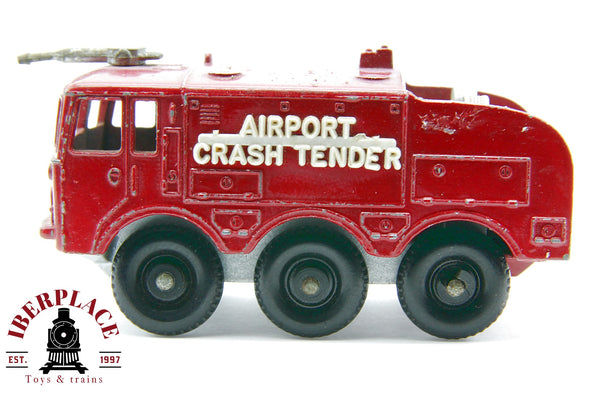 Matchbox 63 Foamite crash tender fire truck en metal escala 1:64