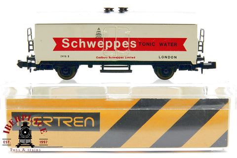 Ibertren 383 vagón mercancías frigorífico Schweppes tonic water  N escala 1:160