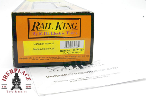 escala 0 Rail King 30-78147 vagón mercancías canadian national  Modelismo ferroviario