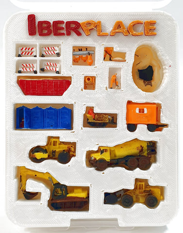 Z 1:220 escala Iberplace 10013 Obras de construcción Super-Set modelismo figuras