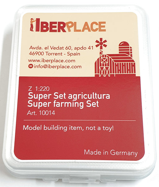1:220 escala Z Iberplace 10014 Agricultura Super-Set modelismo ferroviario figuras