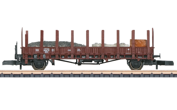 Z 1:220 Märklin 82133 vagón mercancías de teleros del servicio ferroviario Rmms 33 DB