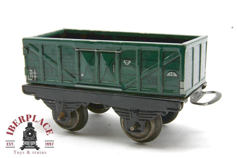 vagon en chapa DB 1721 vagón mercancias 1:45 escala 0  Modelismo ferroviario